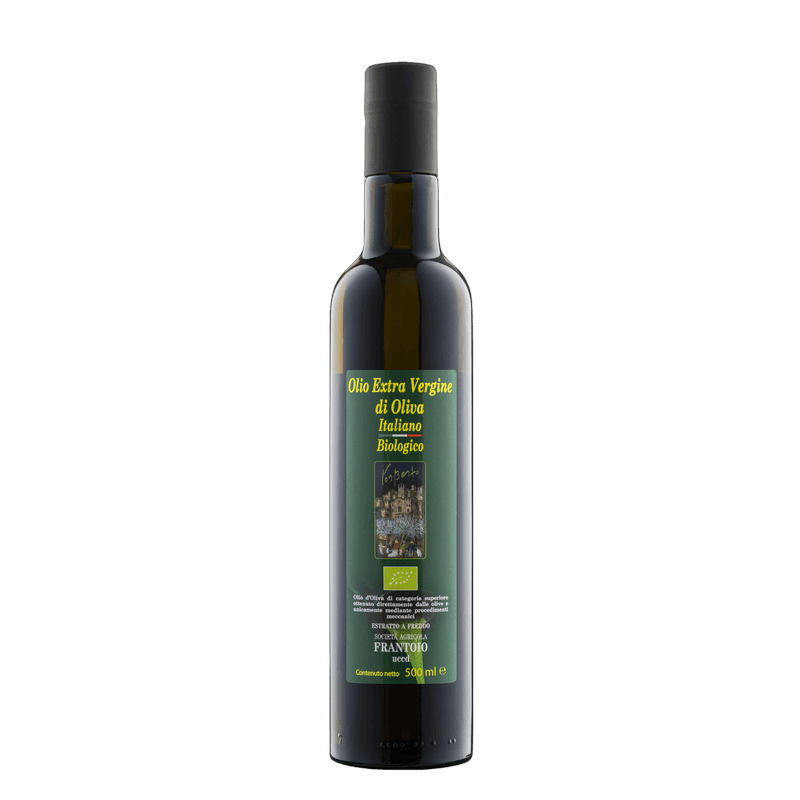 Bottiglia Olio Extravergine di Oliva METODO BIOLOGICO Lt. 0,50